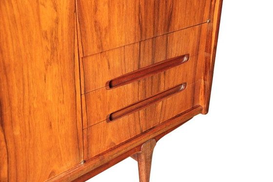 Image 1 of Vintage Scandinavian rosewood wardrobe, 1950s/60s