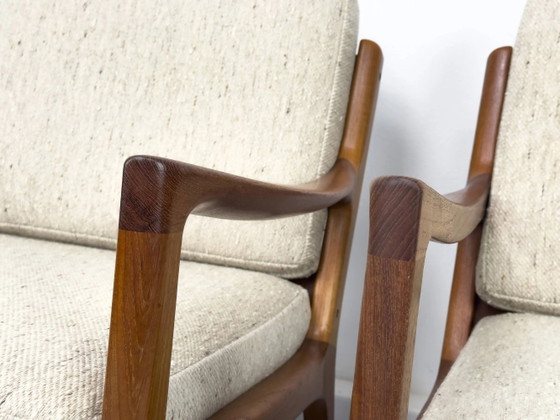 Senator Fauteuils in Teak en Wol van Ole Wanscher voor Cado, Set van 2 – Wool, Mid Century Modern (photo 24 of 25)