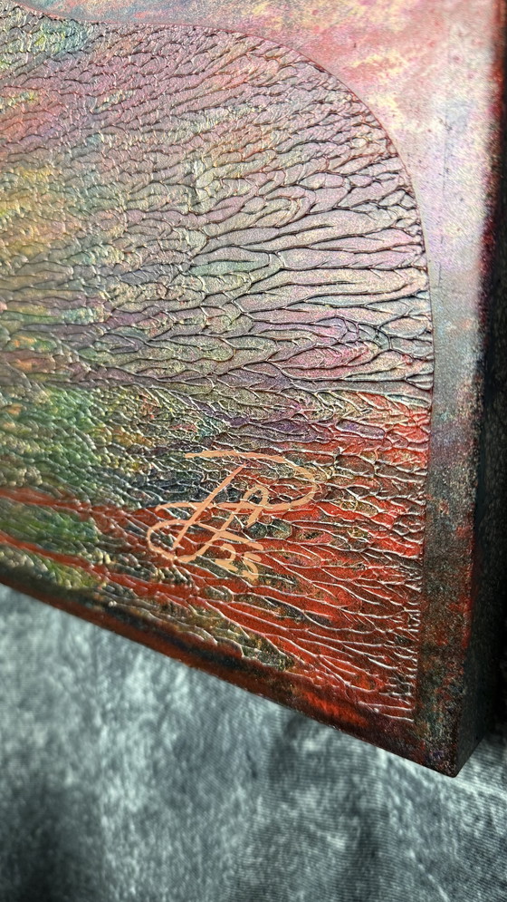 Image 1 of rotan hunt "aurora persona" mural