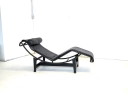 LC4 Chaise Lounge in Leather by Charlotte Perriand for Cassina