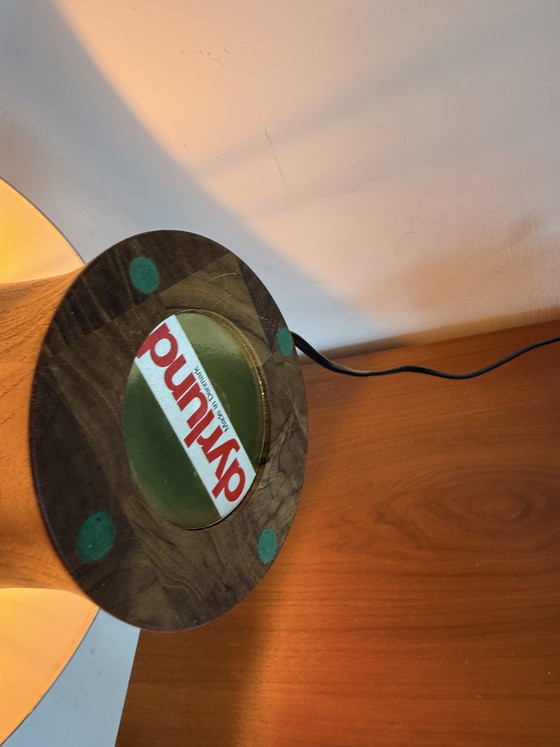 Image 1 of Lampe de table vintage XL en teck, Dyrlund '80