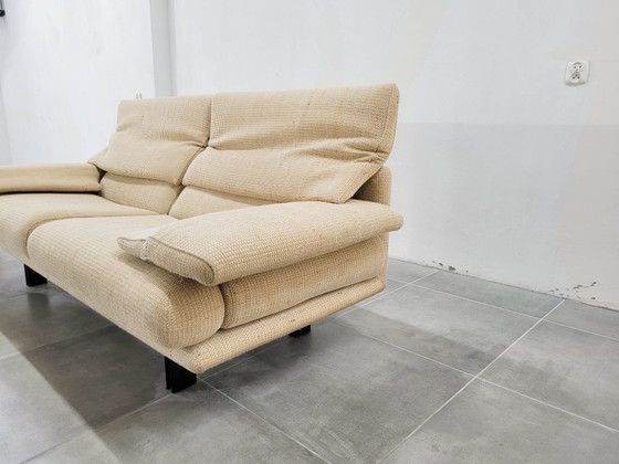 Image 1 of Italiaanse Alanda-bank uit het midden van de vorige eeuw van Paolo Piva voor B&b Italia / C&b Italia, jaren 80