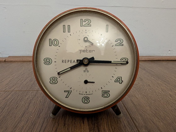 Image 1 of Deux réveils vintage des années 70 provenant d'Allemagne