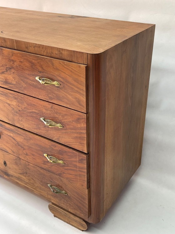 Art Deco ladekast – Ladekasten, Wood, Brass (photo 6 of 8)
