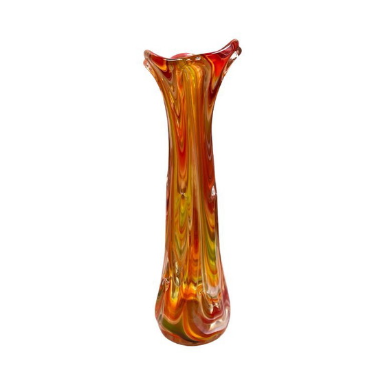 Image 1 of "Sękacz" vase – Ząbkowice Śląskie steelworks, Poland 1970s (42 cm)