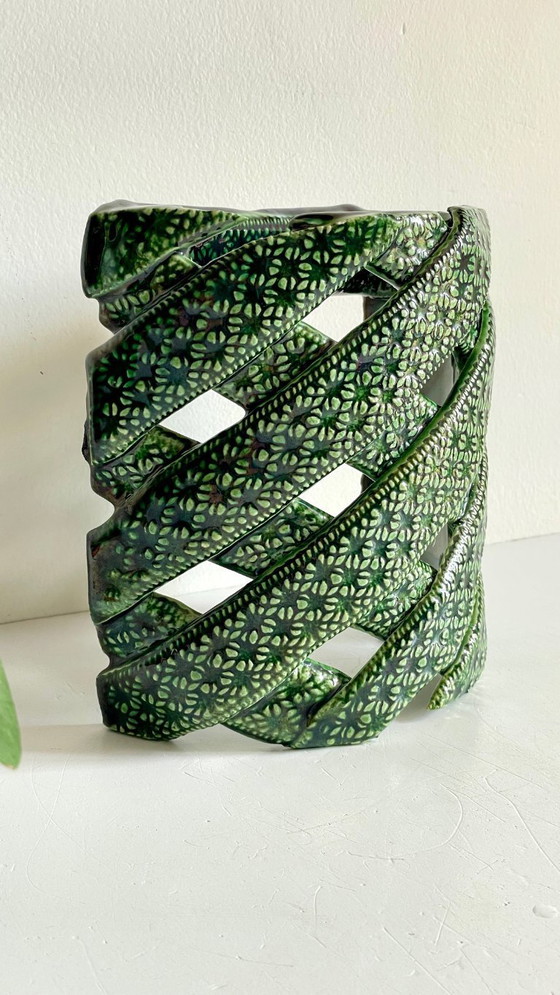 Image 1 of Vintage keramische wandlamp