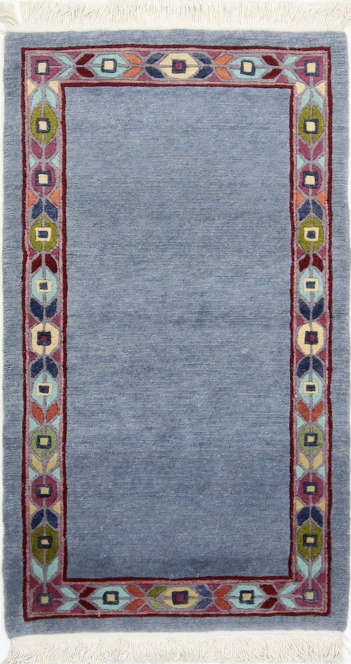 Modern designer Nepal rug 130 x 74 cm