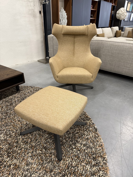 Image 1 of Design On Stock Nosto Armchair With Footstool Bardal Sahara