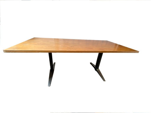 Tavolo Gispen originale con piano in noce – eettafels, Wood (photo 2 of 5)