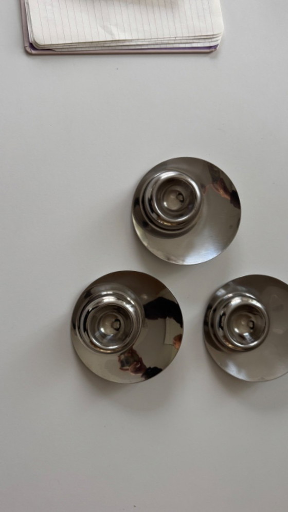 Image 1 of Portauova vintage in acciaio inossidabile