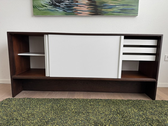Image 1 of Ensemble d'armoires 'Borculo' entièrement restauré + armoire de table pliante WW85 d'origine - Martin Visser ('t Spectrum, 1964)