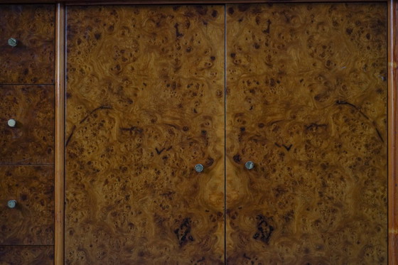 Image 1 of Buffet italien vintage en loupe d'orme, par Alberto Smania pour Studio Smania Interni, Italie, années 1960