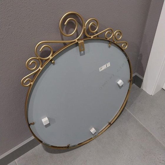 Image 1 of Specchio IKEA EKNE vintage – Finitura oro satinato con riccioli decorativi | Design romantico e barocco 
