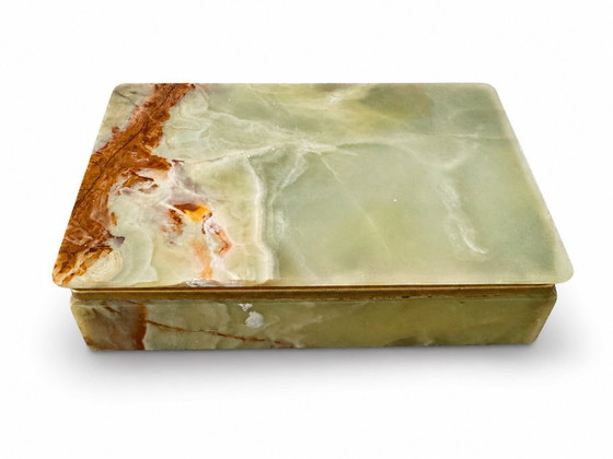 Image 1 of 1960s onyx jewelry box