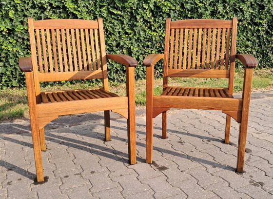 Image 1 of 2 sillas apilables de teca Teak & Garden