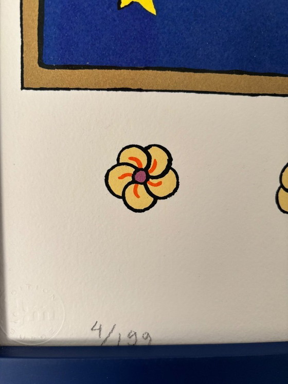 Image 1 of Martin Bradley, silkscreen, title The Chickens