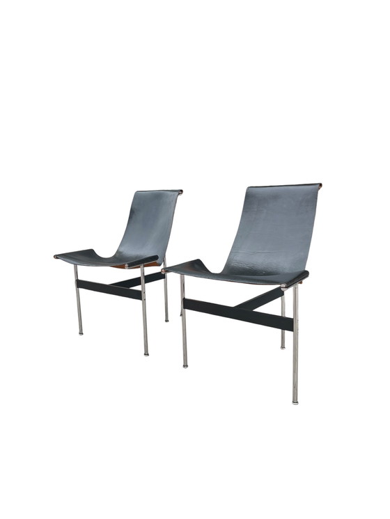 Image 1 of Set di 2 sedie a T, William Katavolos per Laverne International