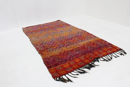 Vintage Berber Boujaad wool rug