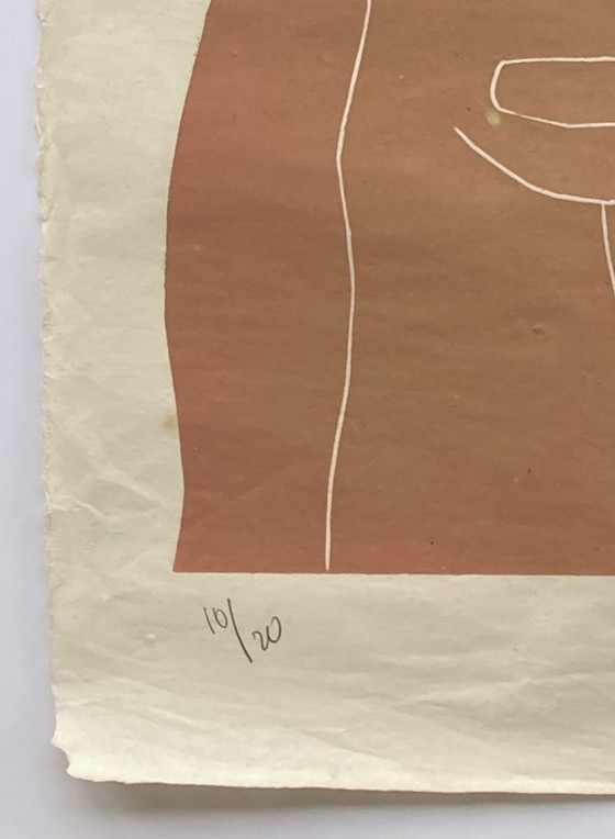 Image 1 of Libbe Venema - Vintage Linocut - 1970s/80s