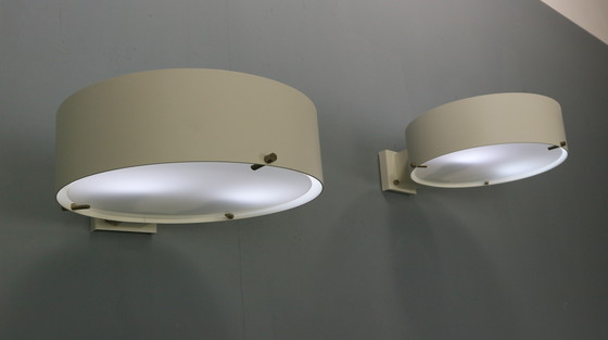 Image 1 of Conjunto de dos lámparas de pared, modelo 288W, de Bruno Gatta para Stilnovo, 1959