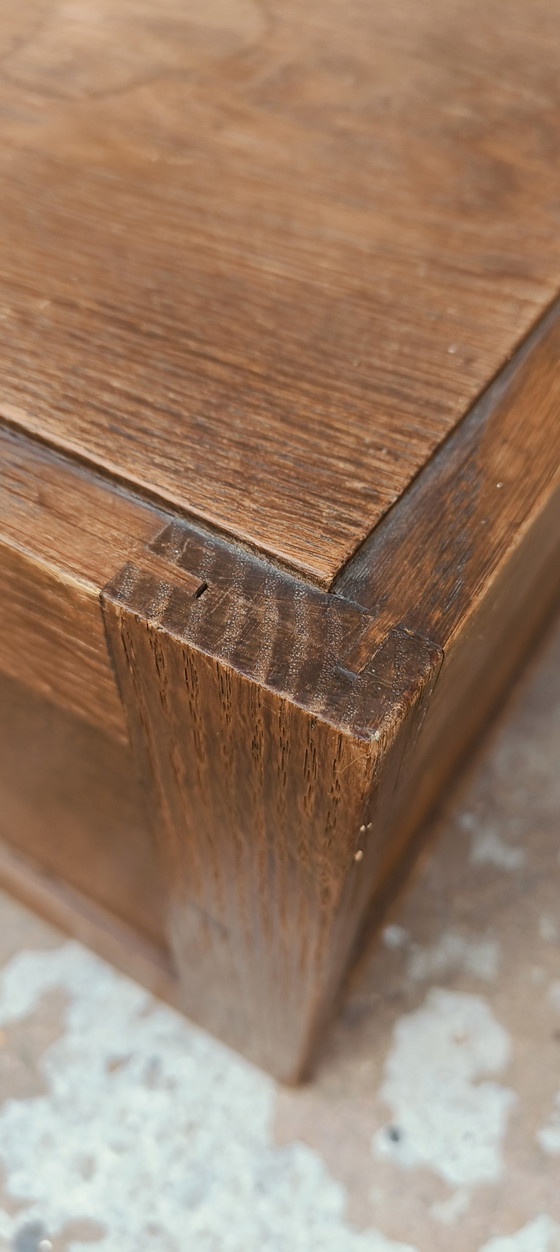 Image 1 of Mobile schedario da scrivania vintage in legno anni '20 New Objectivity