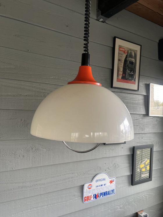 Vintage Italiaanse Space Age Pendel Hanglamp Met Origineel Fratelli Giannelli Pendel Systeem, – Hanglampen (photo 5 of 10)