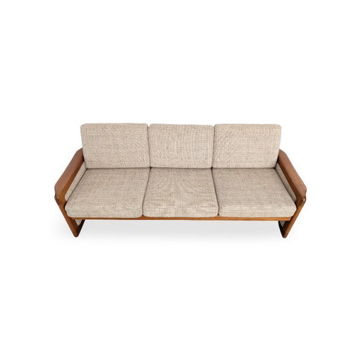 Canapé Dyrlund vintage original des années 50, design danois en teck.