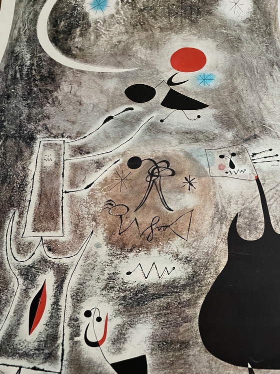 Image 1 of Joan Miró (1893-1983), Donna e uccelli davanti al sole, pubblicato da Artistic Picture Publishing Co