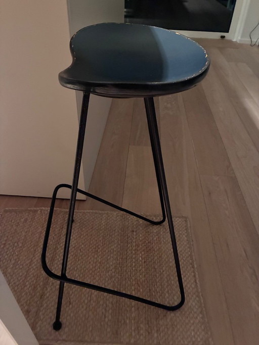 3x Taburetes de bar Nordal de aspecto vintage