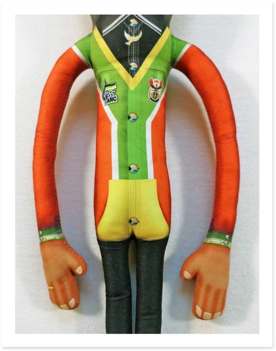 Image 1 of Nelson Mandela-cadeau | Nelson Mandela-decoratie | Kunstpop voor verzamelaars | Cadeau met thema zwarte geschiedenis