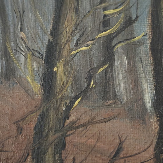 Image 1 of Daniele Pierot (1896–1981) | Nella foresta di Soignes | Pittura della foresta di Sonia