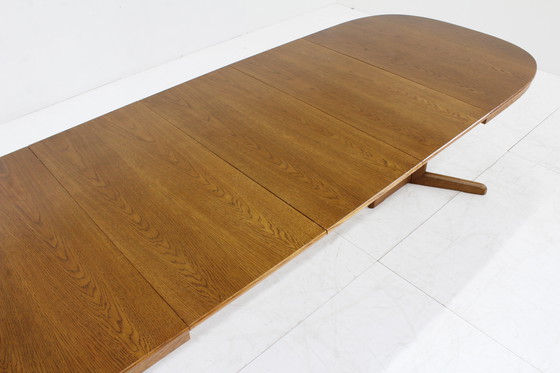Image 1 of Table à manger ovale extensible vintage danoise XXL