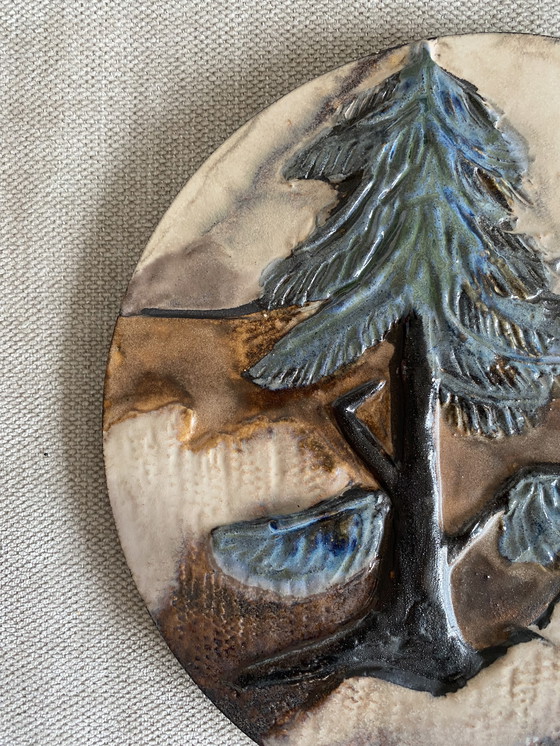 Image 1 of Letrero mural de cerámica Ruscha