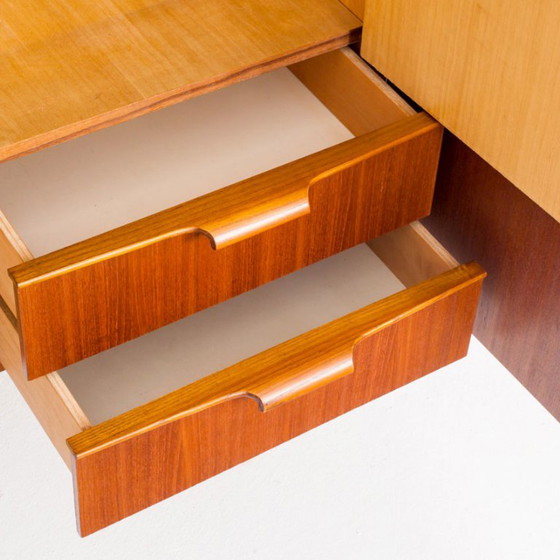 Vintage Scandinavische/Mid Century kledingkast van teakhout, Frankrijk, jaren 60 – Kledingkasten, Wood (photo 8 of 18)
