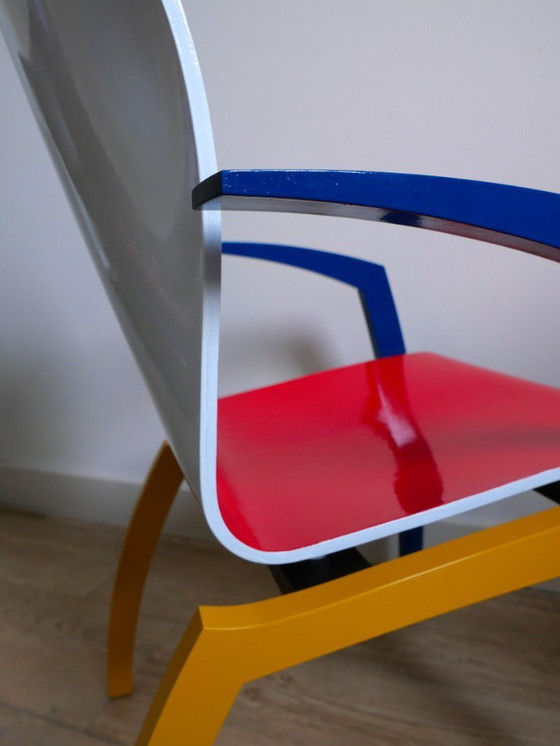 Image 1 of Sedia da pranzo Leolux Camarilla ispirata a "Mondriaan".