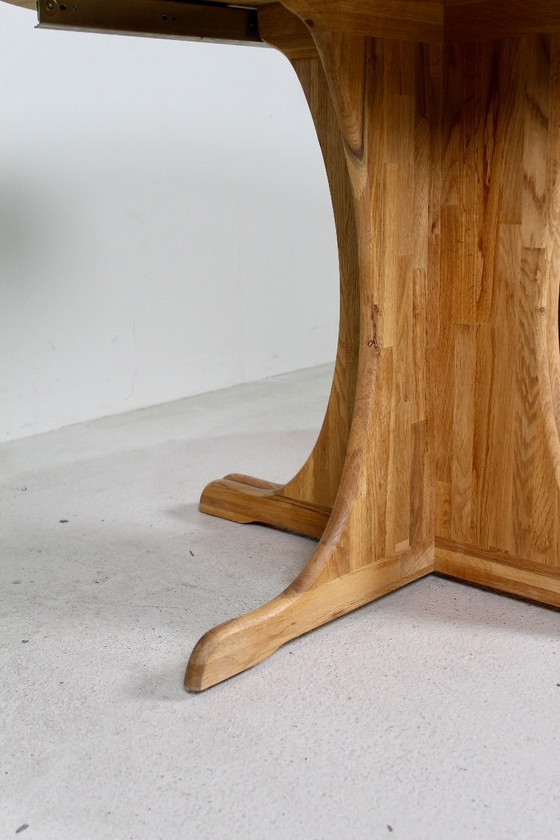 Image 1 of Vintage Danish wooden extendable dining table