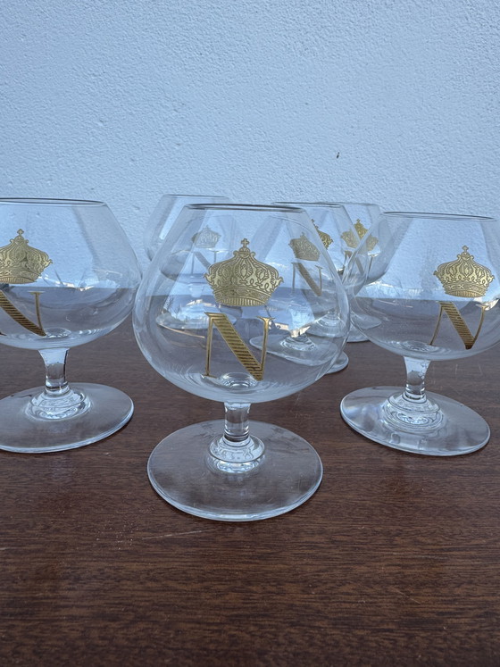 Image 1 of Copas de licor Napoleón de cristal Baccarat