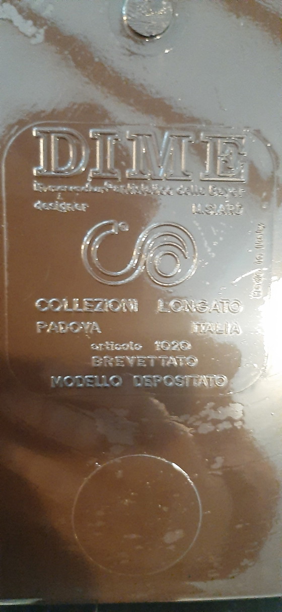 Image 1 of Chariot de bar italien vintage DIME par Marcello Siard