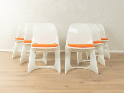 Casalino Chairs, Alexander Begge, Casala – eetkamerstoelen, Plastic, Textile