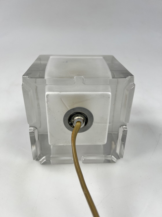 Image 1 of Lampada vintage a cubo in vetro, design Nachtmann Leuchten, Germania anni '70