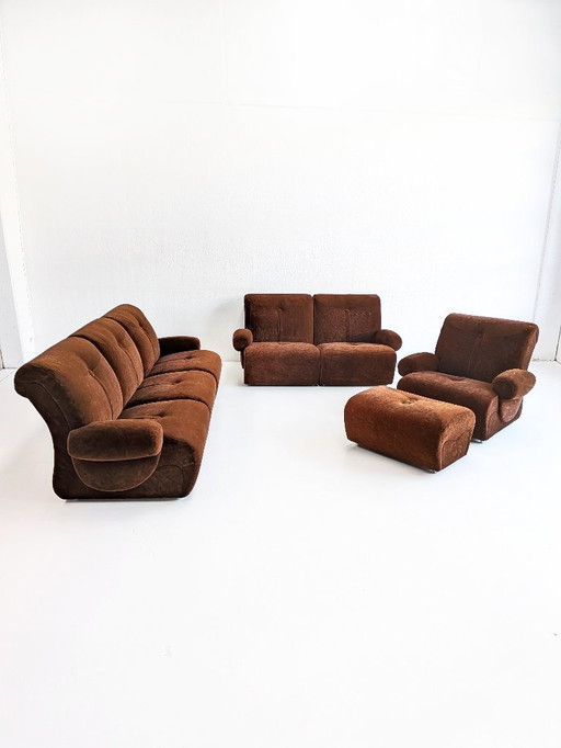 Modular Space Age Sofa Set (8 elements) 1970's 