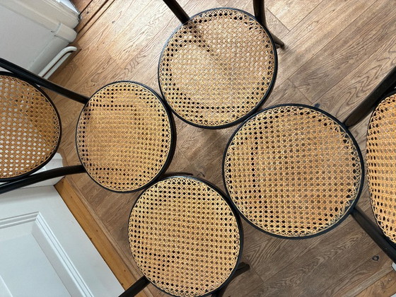 Image 1 of 4x Thonet Nr. 5 Stühle von ZPM Radomsko