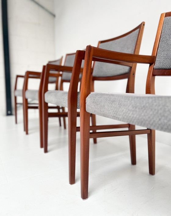 Image 1 of Ensemble de 4 chaises design suédoises par Svegards Markaryd, 1960s