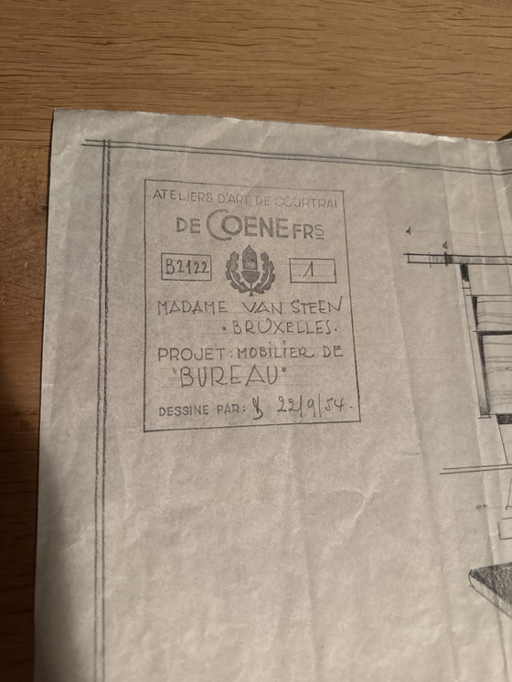 Image 1 of Büro „De Coene“ vor 50 Jahren mit Originaltext! 