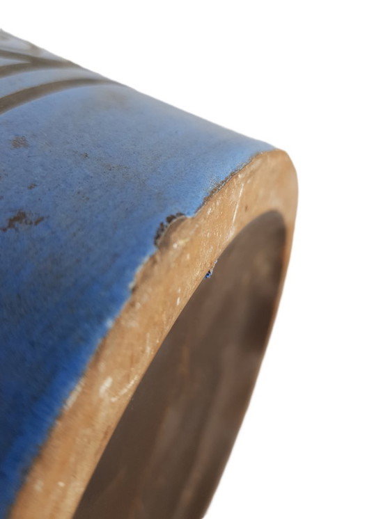 Image 1 of XL Vintage CERAMANO Keramische Handvat Vaas "Pergamon" Decor - Hanns Welling Ontwerp, West-Duits Aardewerk 1960