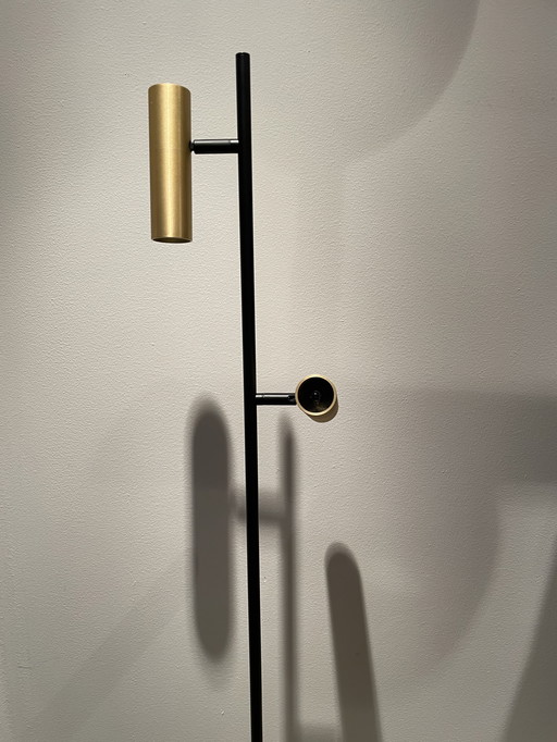 Lampadaire Trend 2 Lights Noir/Or