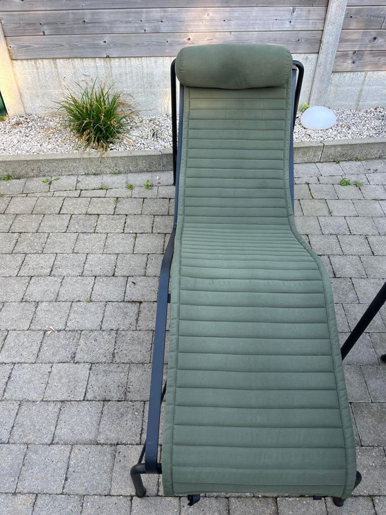 Image 1 of HAY Palissade Ligstoel Zwart met Kussens