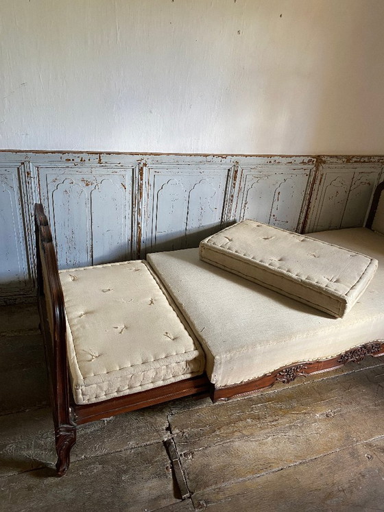 Uitschuifbaar Divan of Daybed – Textiel, Hout (photo 9 of 22)