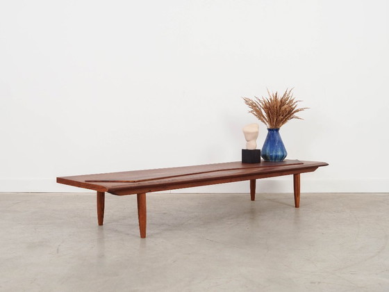 Image 1 of Mahoniehouten lowboard, Deens ontwerp, jaren 70, gemaakt in Denemarken.