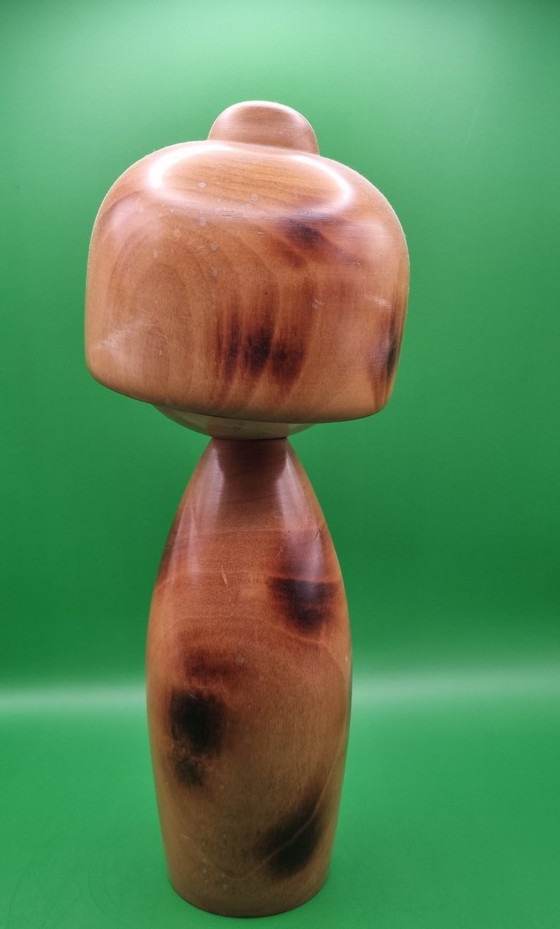 Magnifique Kokeshi de Masae Fujikawa (1942-2015) – Objets déco, Wood (photo 3 of 6)